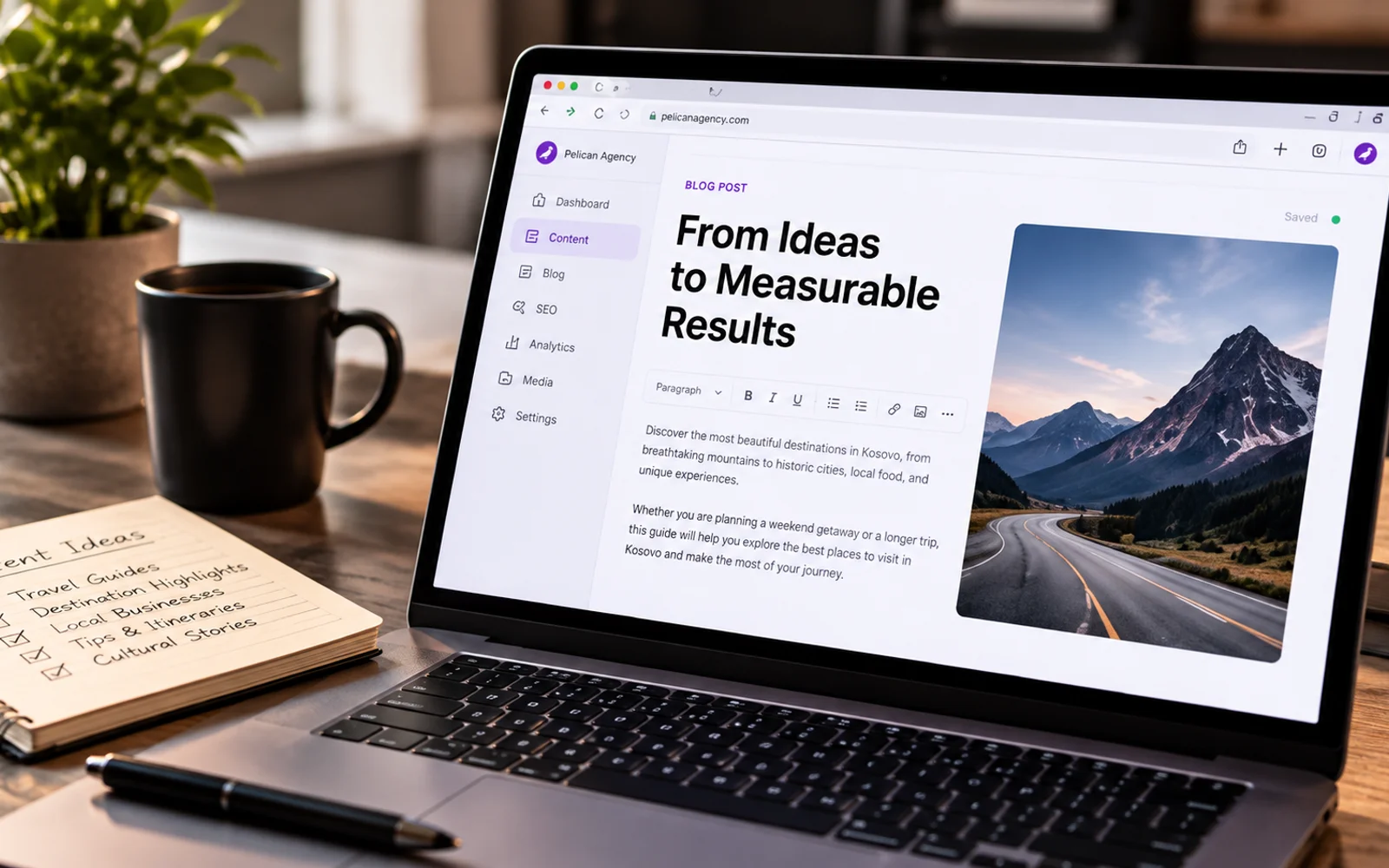 Content marketing and editorial strategy